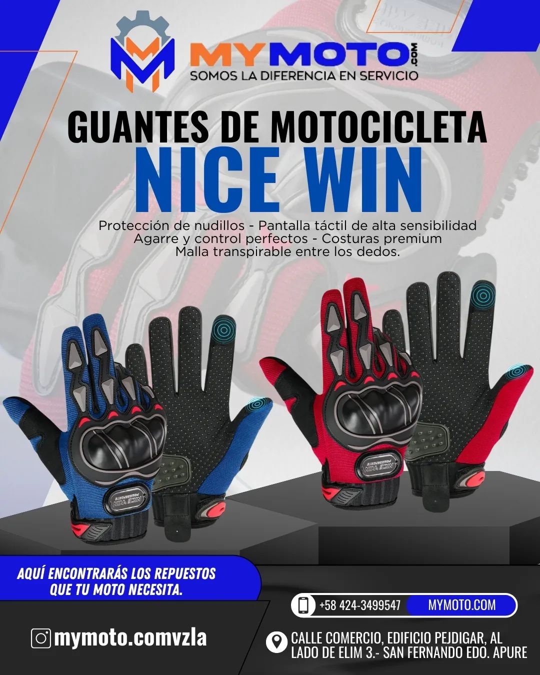 Guantes NICE WIN